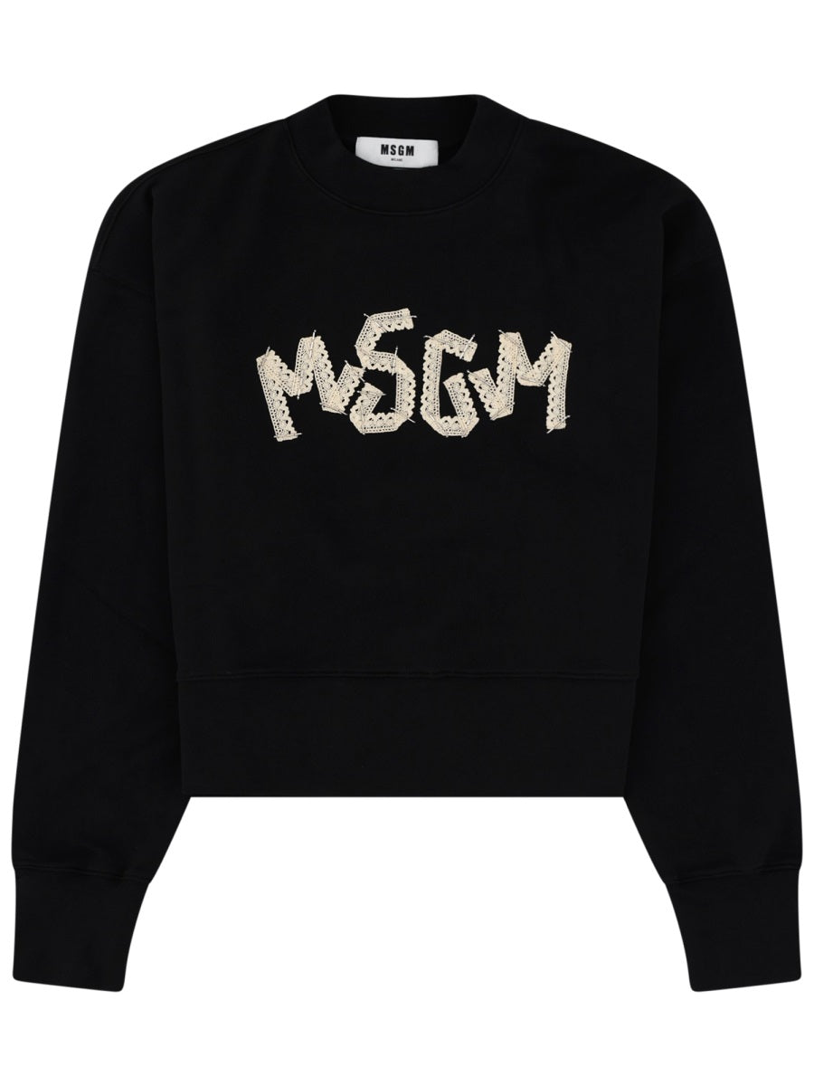 Msgm Felpe - Black | df85829d5a98c64961104014ad6b8ef4691a596c