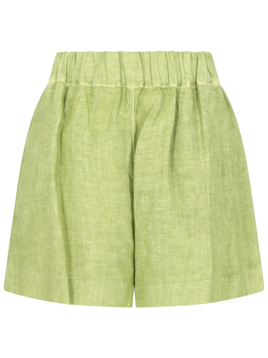 120% Lino Shorts - Green | 2d49bf9072a1f328fb2d4a45c4537b9e09d1ce6e