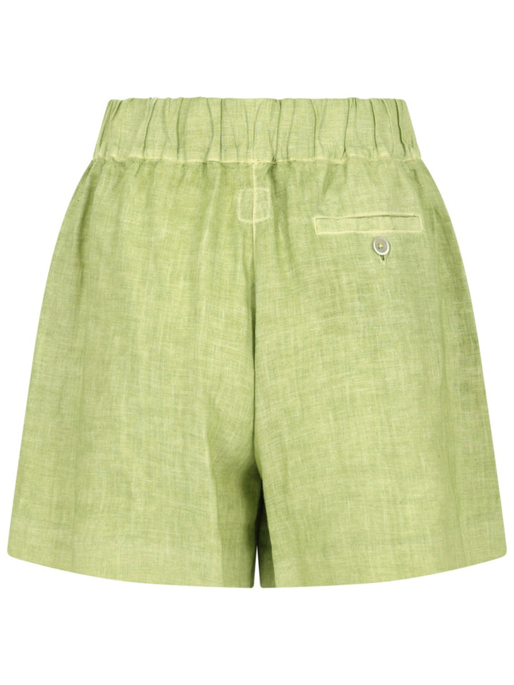 120% Lino Shorts - Green | d1f5d2326802cd2756f0defc530c2ca135e08018