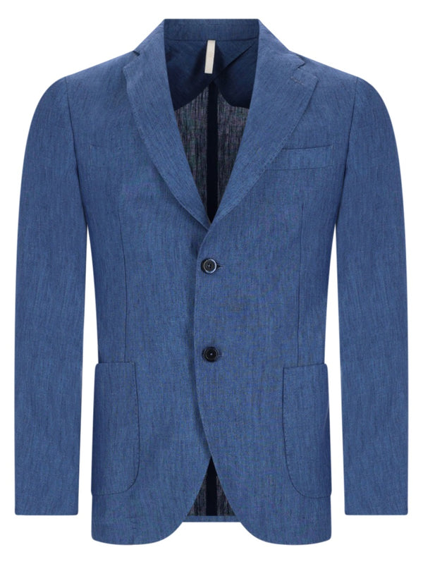 Chaqueta monopeto de lino