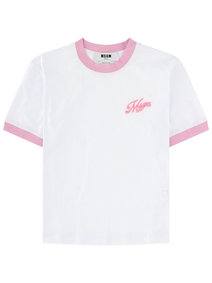 Msgm T shirt - White | b9d9c11f60a24432e78b6954ee7dc9a162faf504