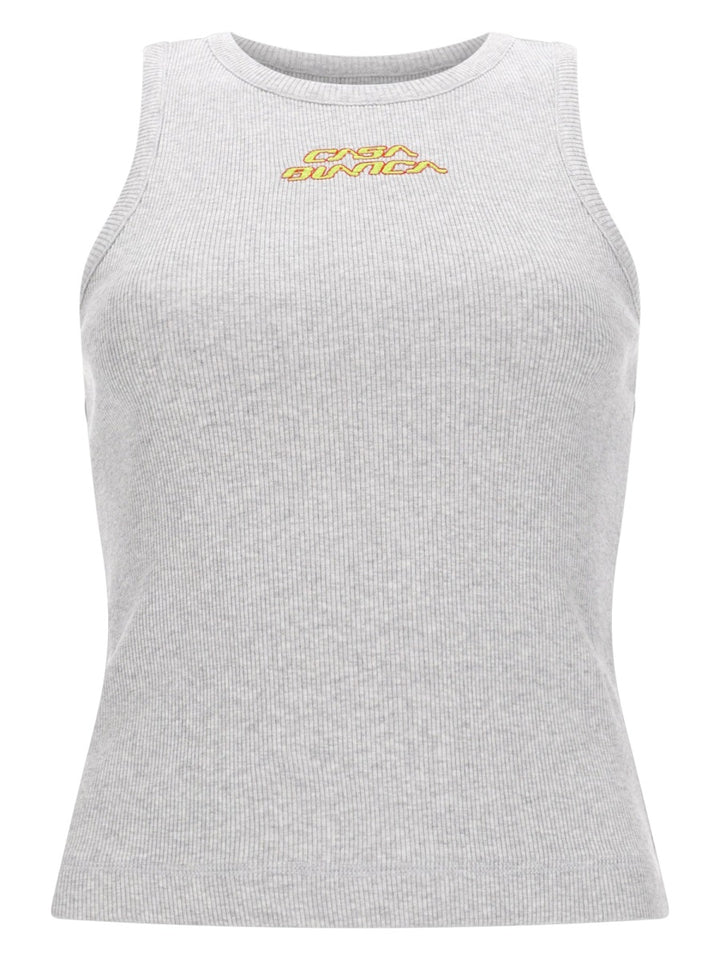 Casablanca Top - Grey | 877136061d8a8b12382feae970ff926ef27d4f35