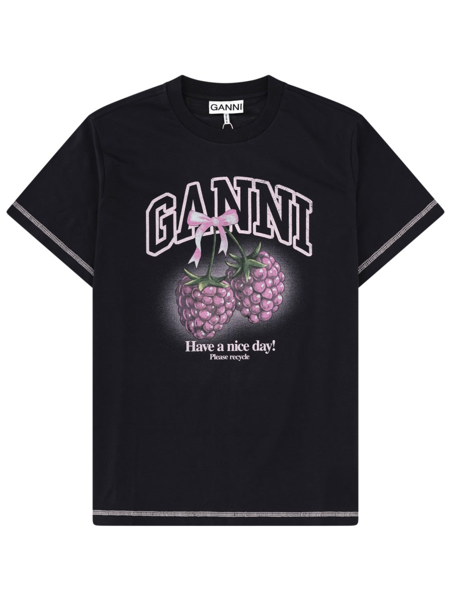 Ganni T shirt - Black | 49d98c5d12933345c8c93948ecae868efaba9dd4