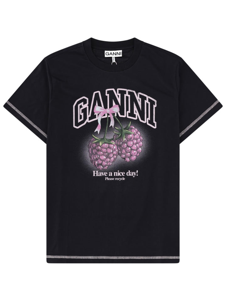 Ganni T shirt - Black | 49d98c5d12933345c8c93948ecae868efaba9dd4