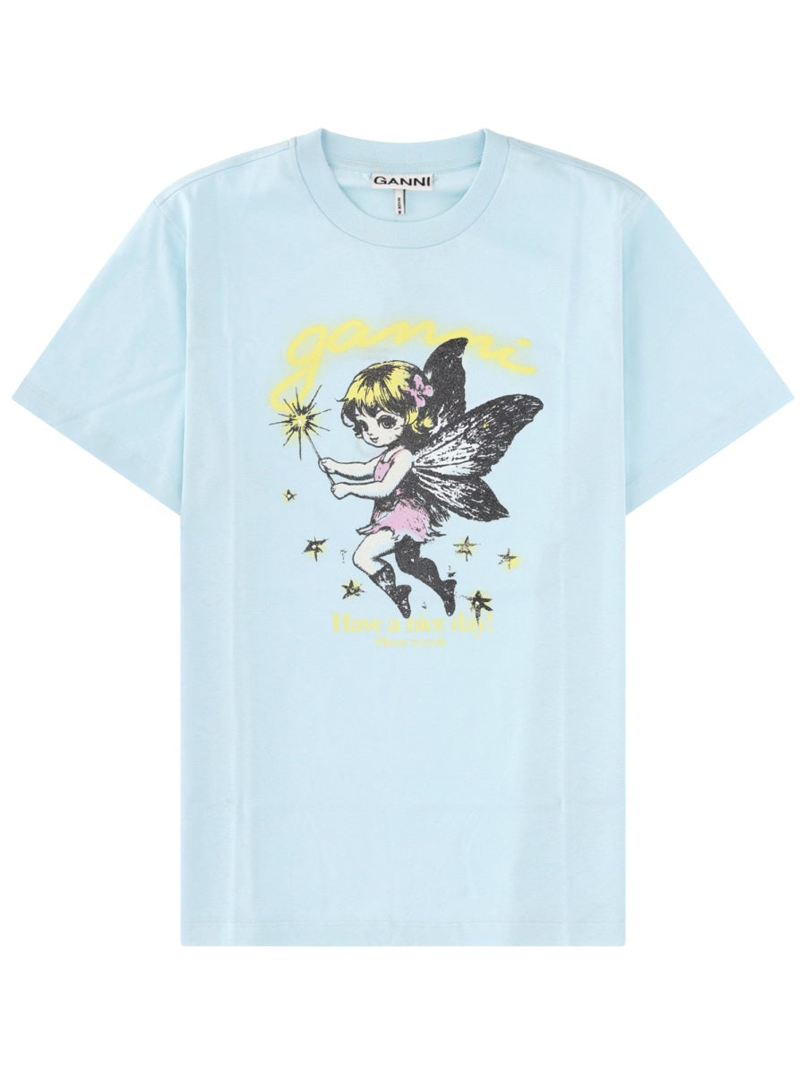 Ganni T shirt - White | 3cc0612ffce2e8d7a6ef6092ae4860fcf3d5a1a8