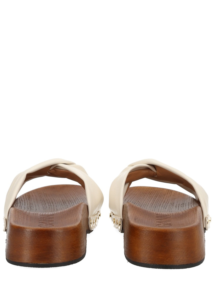 Ganni Sandali - Ivory | 7be1d68d9c66841d487cfcf5a67aa97b280fdafc