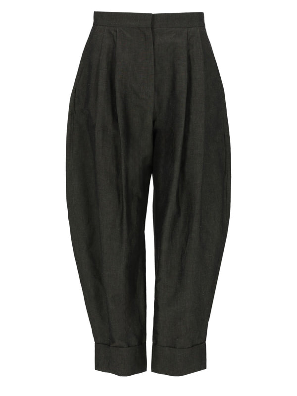 Pantalone "Cloe" In Lino E Cotone