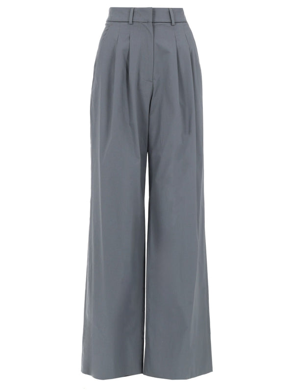 Pantalone "Frankie" In Gabardina Stretch
