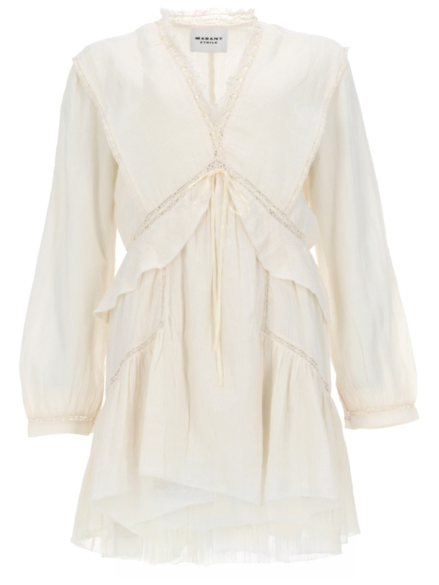 Isabel Marant Etoile Abiti - Ivory | cb373c7808956ec5e2be4381694175e2160cb9e8