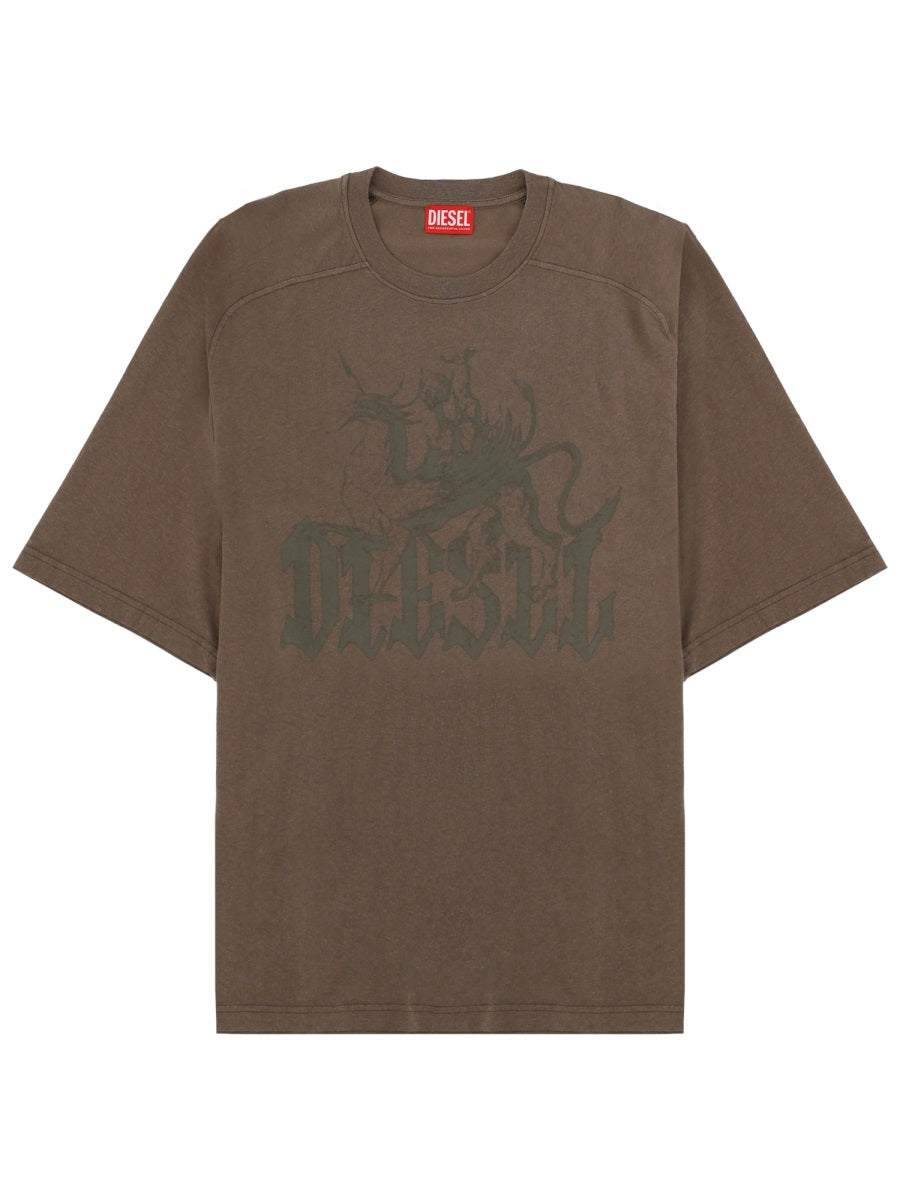 Diesel T shirt - Brown | 5551f84e15f4113d2a8d67cc6db3a94004694d10