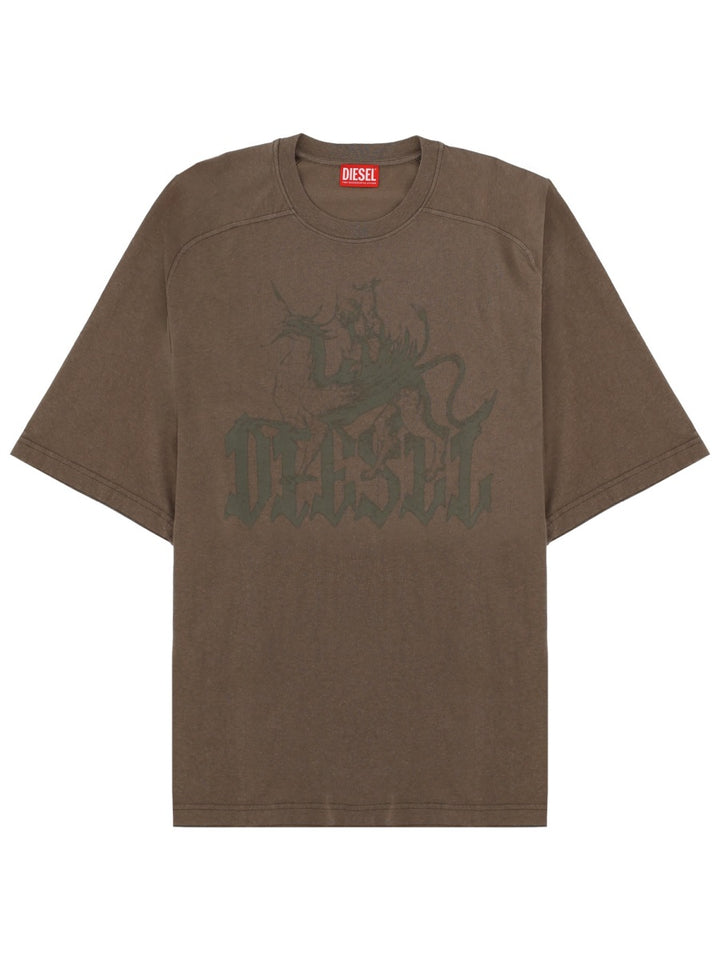 Diesel T shirt - Brown | 5551f84e15f4113d2a8d67cc6db3a94004694d10