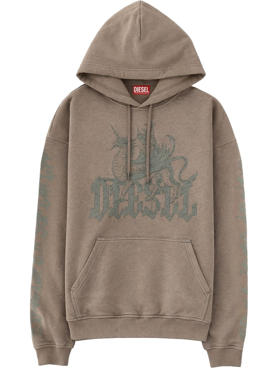 Diesel Felpe - Brown | 6d388d9ae936ea3c092a53945a876181efcb5c77
