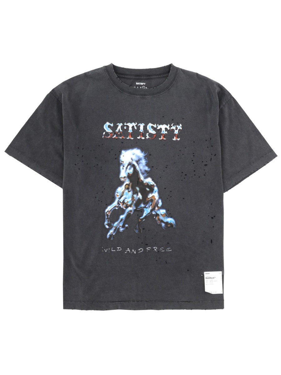 Satisfy T shirt - Black | fa8c9cc5fb04bf75e333b21535136b553293c8cc