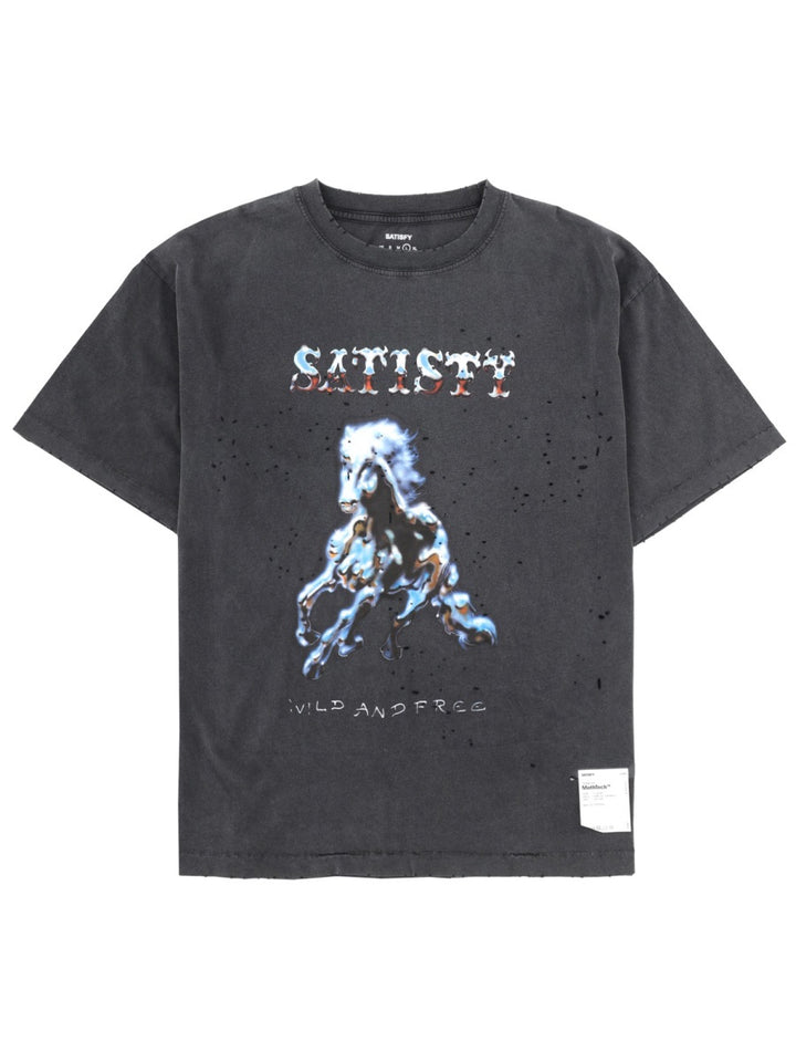 Satisfy T shirt - Black | fa8c9cc5fb04bf75e333b21535136b553293c8cc
