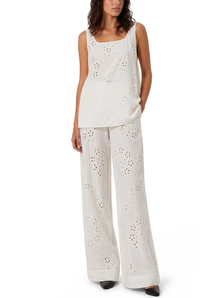 Herno Pantaloni - White | c83be469b9d441e370e4f4b13a1d6140ef81827e