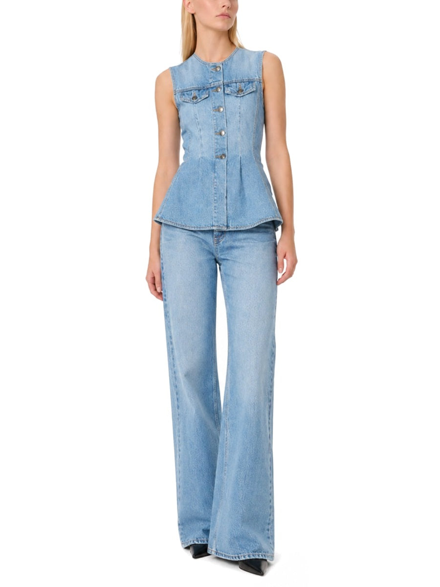 Rotate Birger Christensen Top - Blue | 320a8adbb458c9e94f7c260c4c3f294b1166a0c2