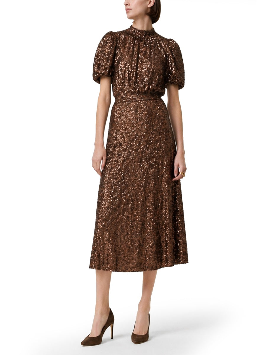 Rotate Birger Christensen Abiti - Brown | 3f6c96189fa88f548fc7b33843606a543b15240b