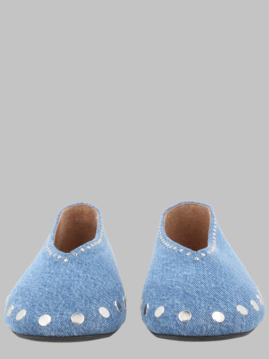 Ganni Scarpe Basse - Denim | 2d5dc76dca1365db0948f77a3943ca541f351dbd
