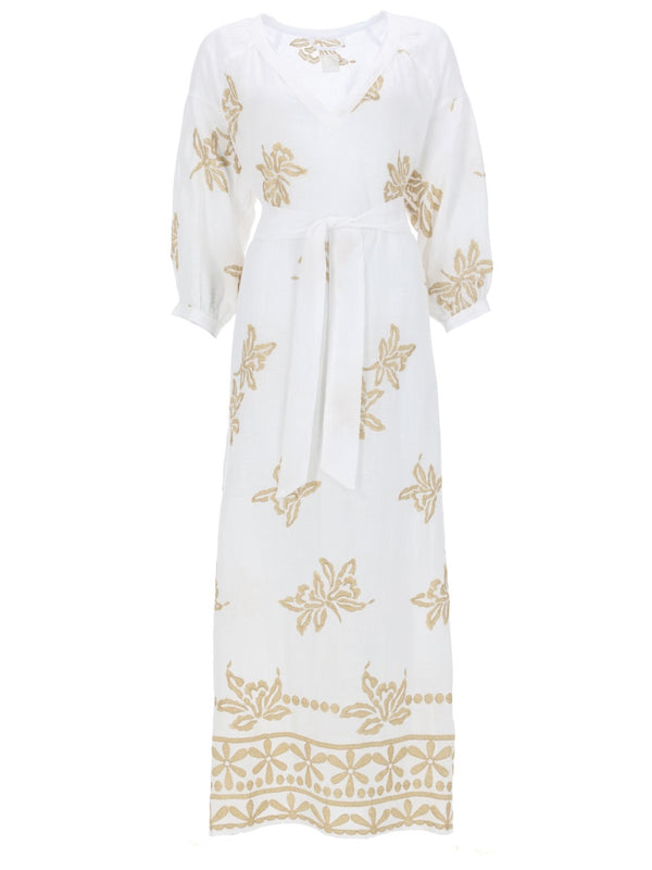 Vestido midi estampado