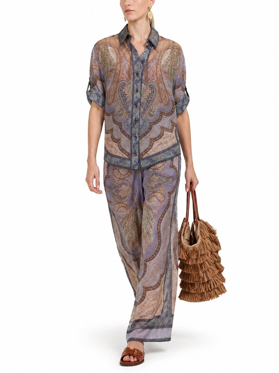 Zimmermann Pantaloni - Multicolour | 398d9e8f3c3be583fb3736efa6ad0efd56691442