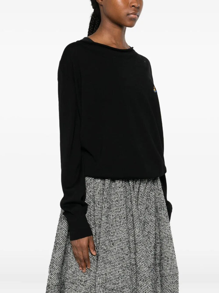 Vivienne Westwood V neck - Nero | b34bfe83cf799a13ec600f381b9b4af819dbaa8e