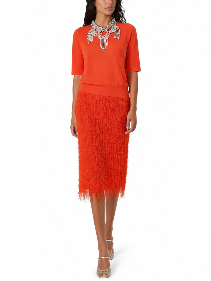 Dries Van Noten Gonne - Red | b63641f58863779434500bf0be586eb9d7d77a7d