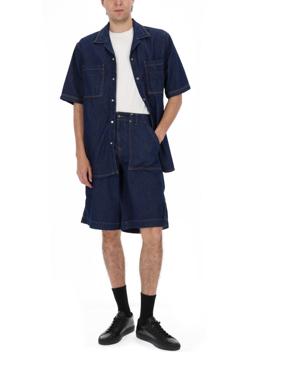 Versace Jeans Couture Camicie - Denim | 4f185ca008e727e01dd78bf93ead17cc1f752621