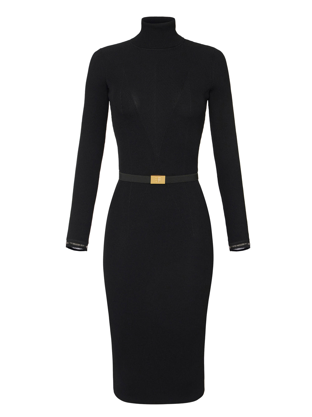 Elisabetta Franchi Midi dresses - Nero | 38408ba46aa212189ec82b38c4a2714668532b5f