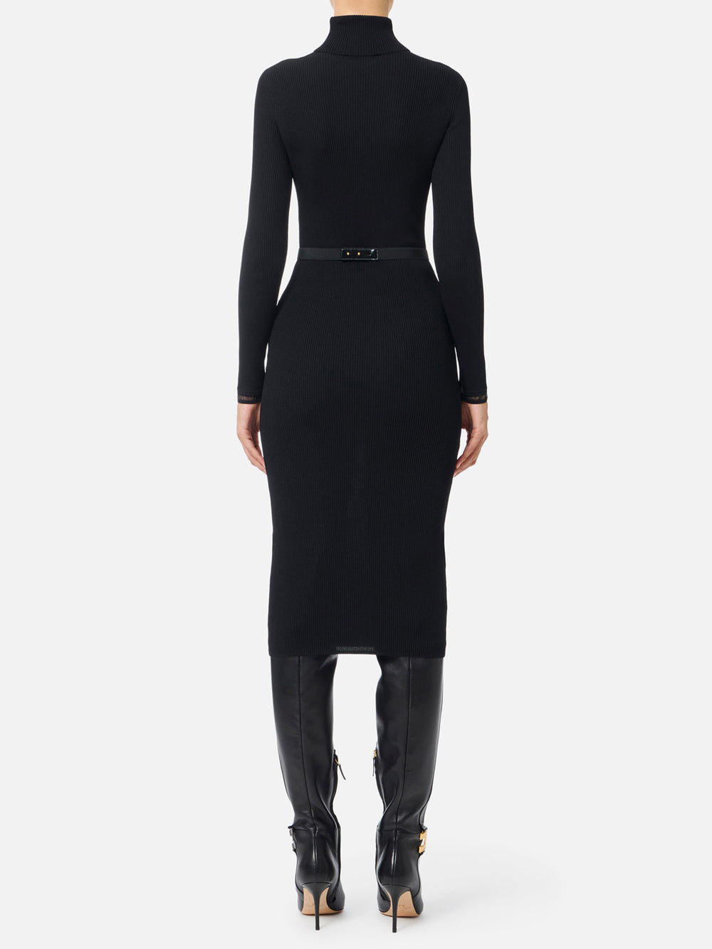 Elisabetta Franchi Midi dresses - Nero | b14750966e8b70969c8902716dde7de247bb9d49