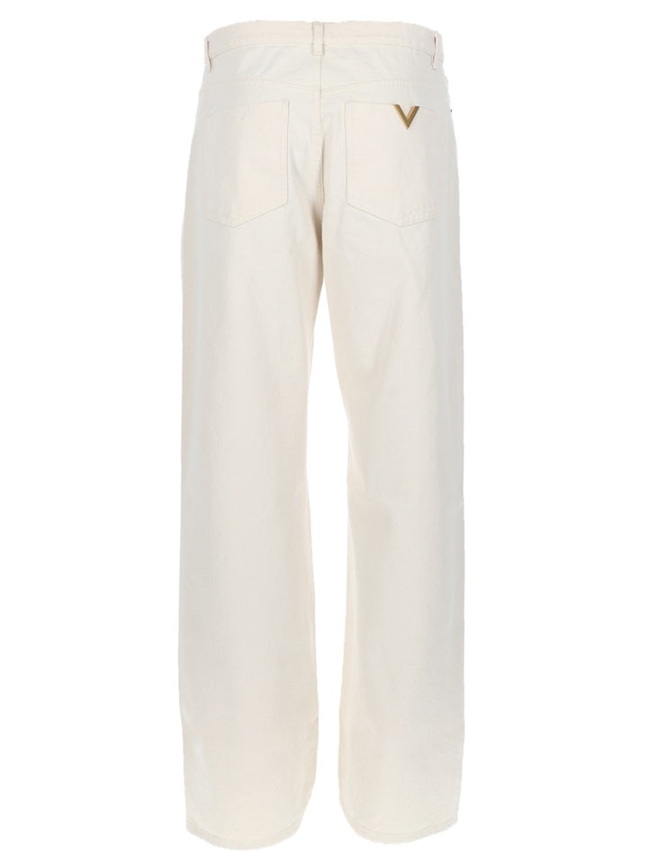 Valentino Garavani Jeans - Ivory | ab71d50733849182e40e103d57148677ca4b166d
