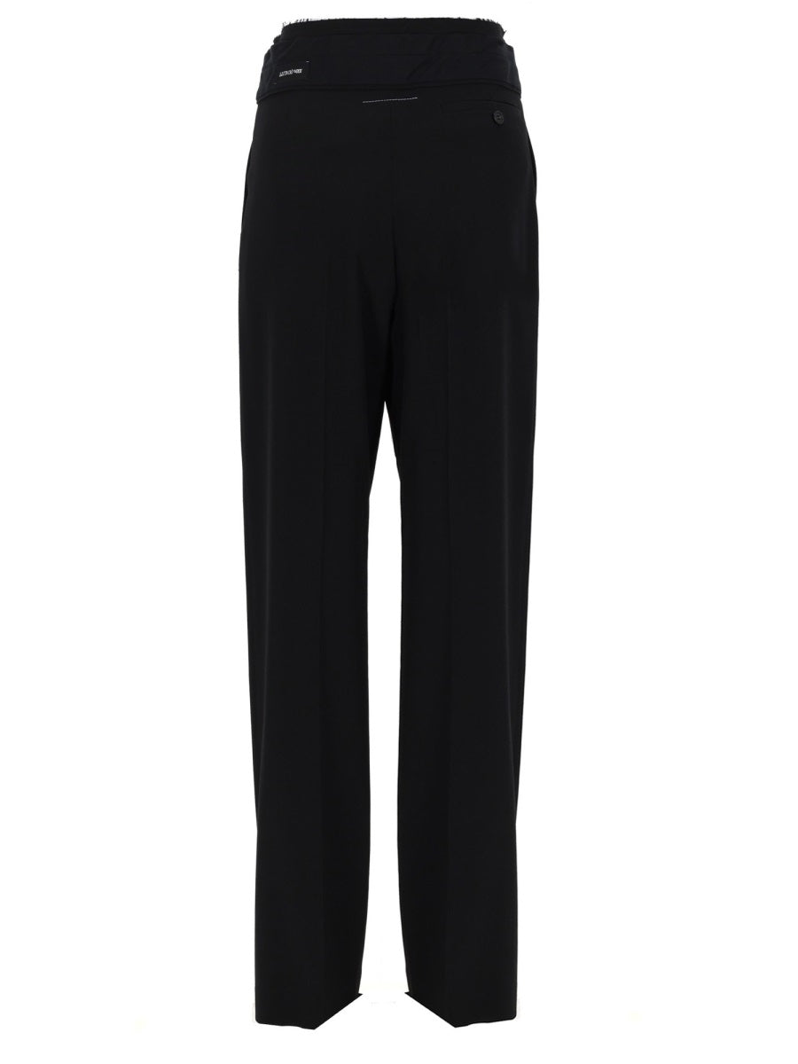 Mm6 Maison Margiela Pantaloni - Black | 42c39bf1fb303e9e9bf179ea15784fa2b405cfc5