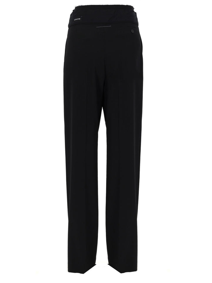 Mm6 Maison Margiela Pantaloni - Black | 42c39bf1fb303e9e9bf179ea15784fa2b405cfc5