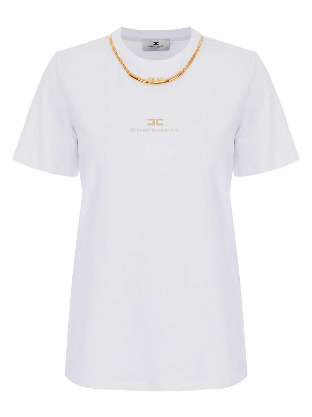 Elisabetta Franchi T-shirts - Bianco | e55823c3f5d03770aee29b19caa5389d925e33af