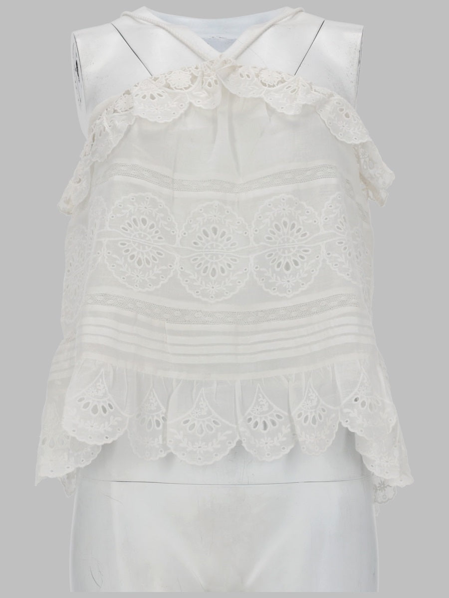 Isabel Marant Etoile Top - White | 733e7391f09f5c409ea170d951e7f437e32f929f