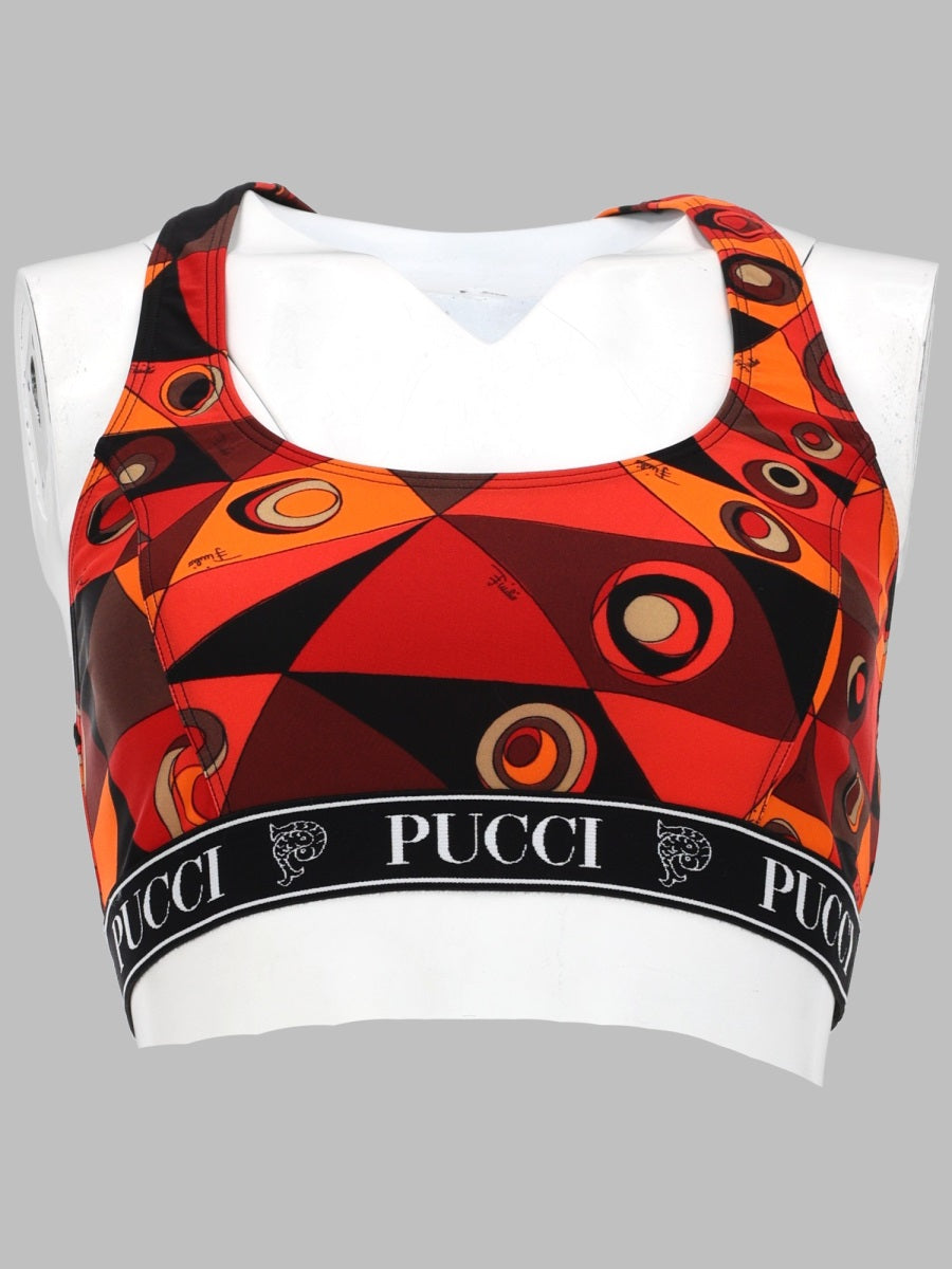 Emilio Pucci Top - Orange | 721730fea525a79ed15920e04479f13837405883