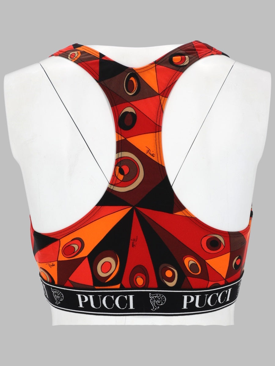 Emilio Pucci Top - Orange | ab6e53072b879560fb127c88b1dc6a656ee509c9