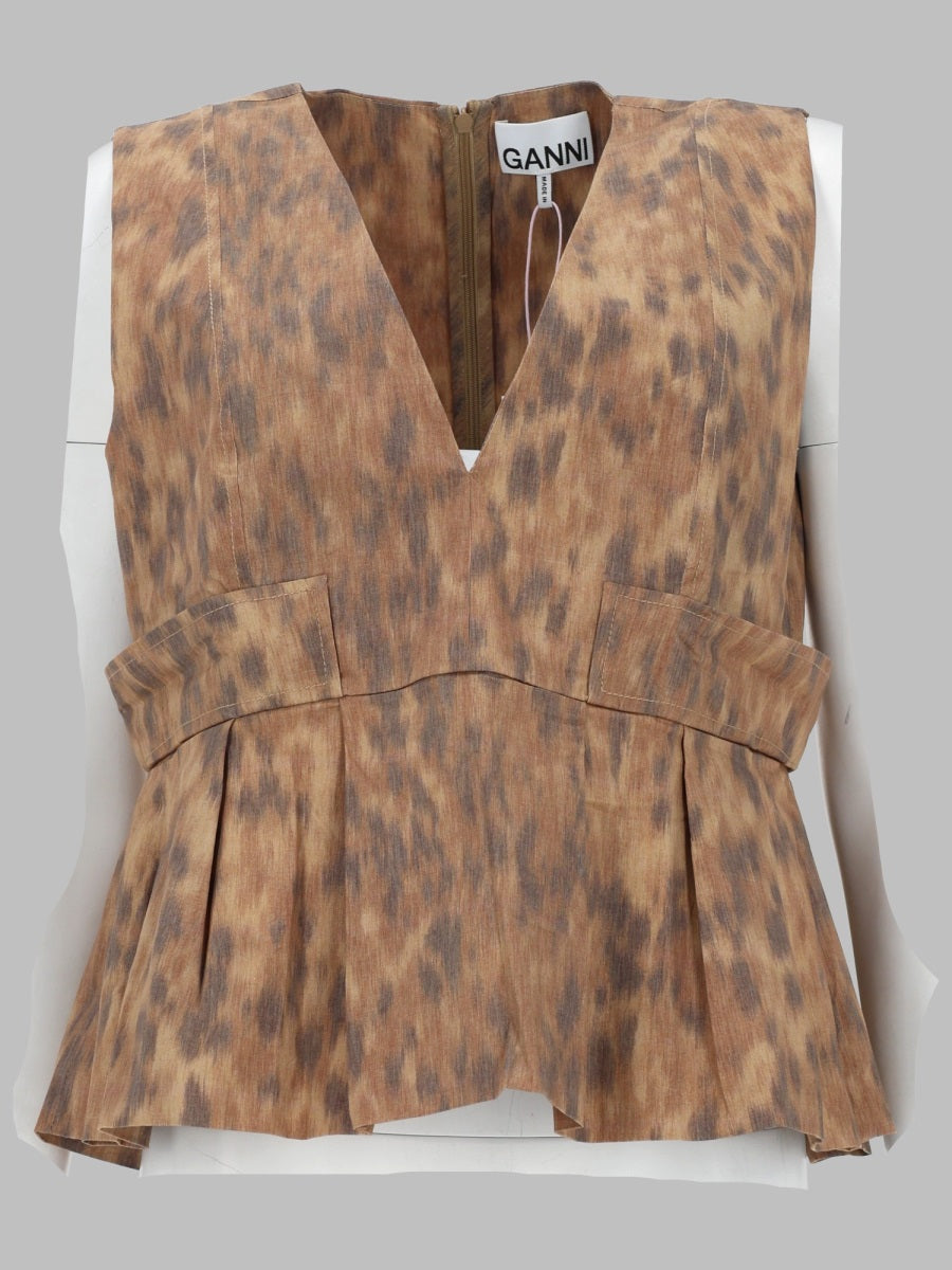 Ganni Camicie - Beige | ce43f16251a7d3af085ba4ac526e319743dbe4b9