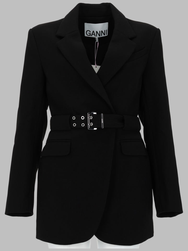 Ganni Giacche - Black | ed75c860bd651bea83f6dee541864c8e08720d2b