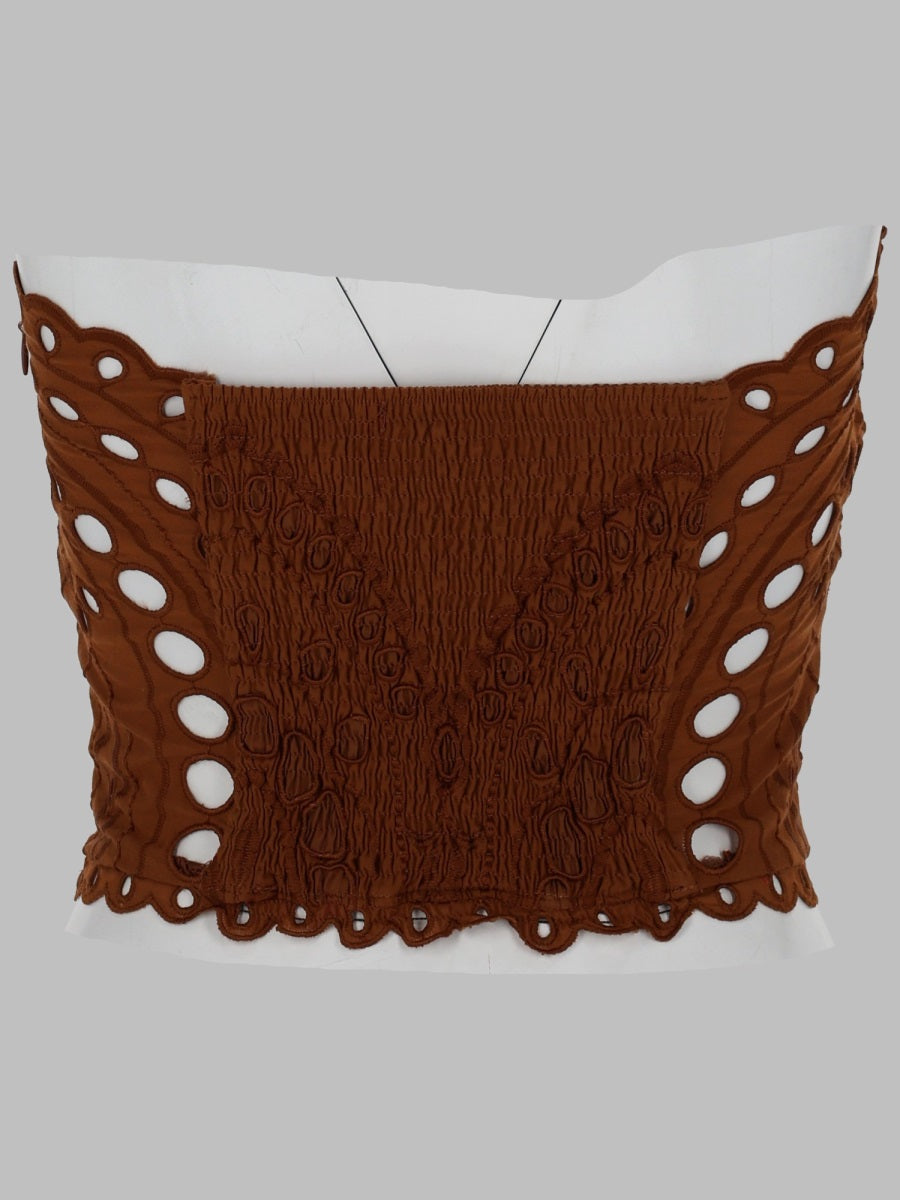 Charo Ruiz Top - Brown | 05c4e7dbee2590503885503ce9e7b81582c6f60c