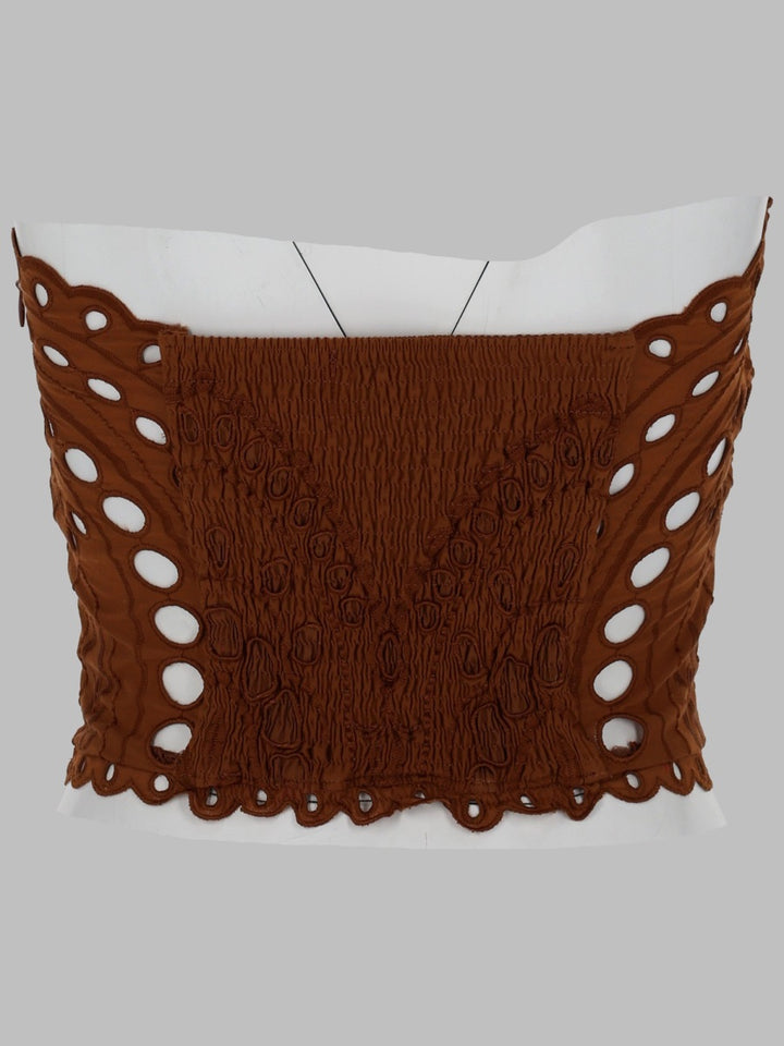 Charo Ruiz Top - Brown | 05c4e7dbee2590503885503ce9e7b81582c6f60c