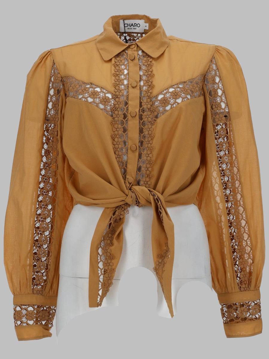 Charo Ruiz Top - Beige | 77e03f956a6715357e76da48f830d0a88da895f2