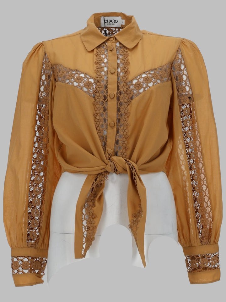 Charo Ruiz Top - Beige | 77e03f956a6715357e76da48f830d0a88da895f2