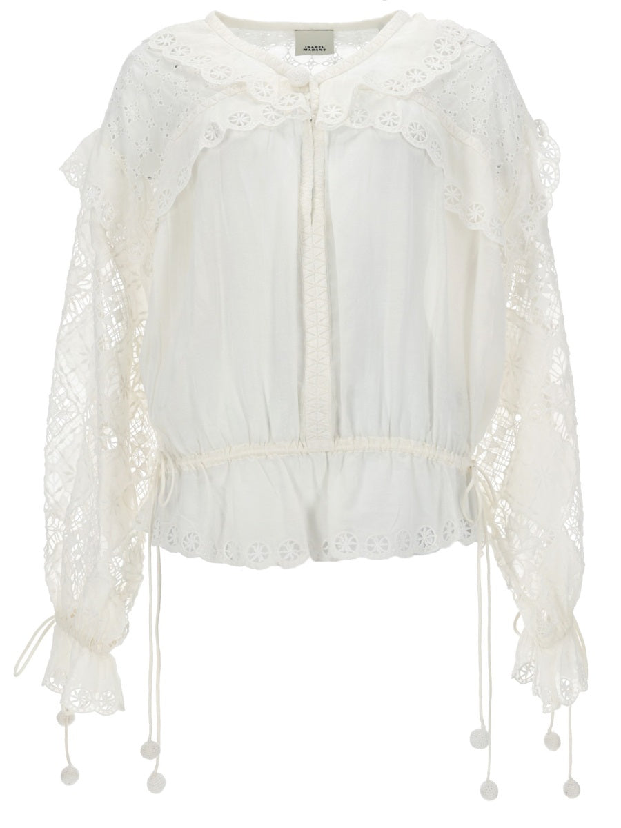 Isabel Marant Top - White | e0c7ac73492dfd9f979d87e3f723cd0b1895c0a3