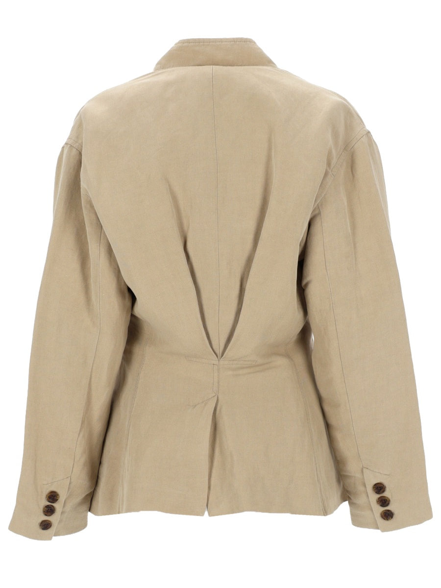 Isabel Marant Giacche - Beige | 704397b3fe9430fd8016f0102fc25f5b21cd26a8