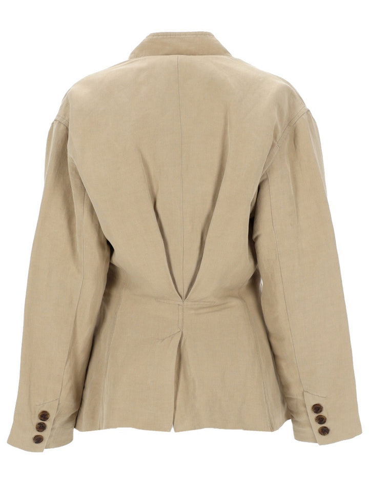 Isabel Marant Giacche - Beige | 704397b3fe9430fd8016f0102fc25f5b21cd26a8