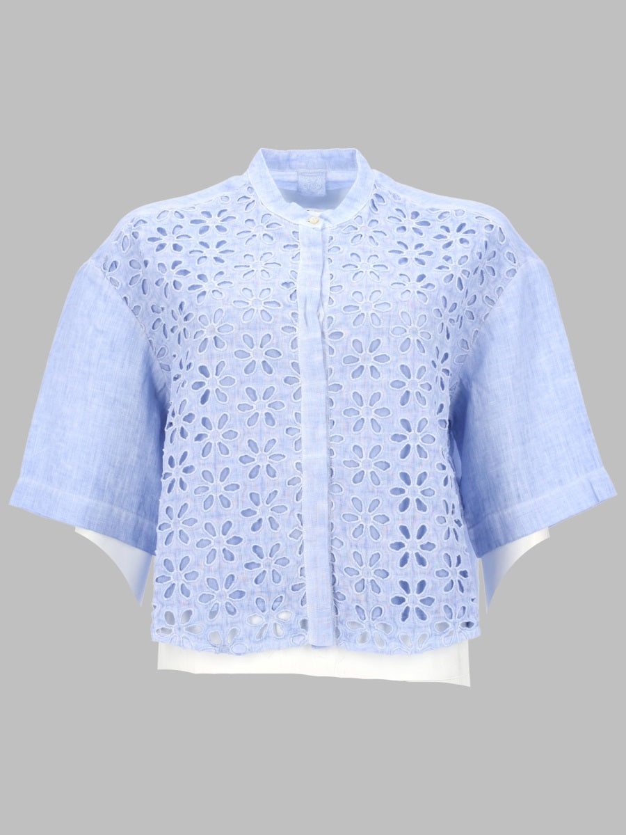 120% Lino Camicie - Baby Blue | 7d7e67cfab6bbacb01798981e9ef88dde1a30ff9
