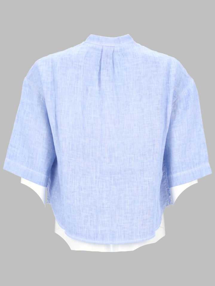 120% Lino Camicie - Baby Blue | 8bb3038ff427045701d187a4be99e22f20df9a81