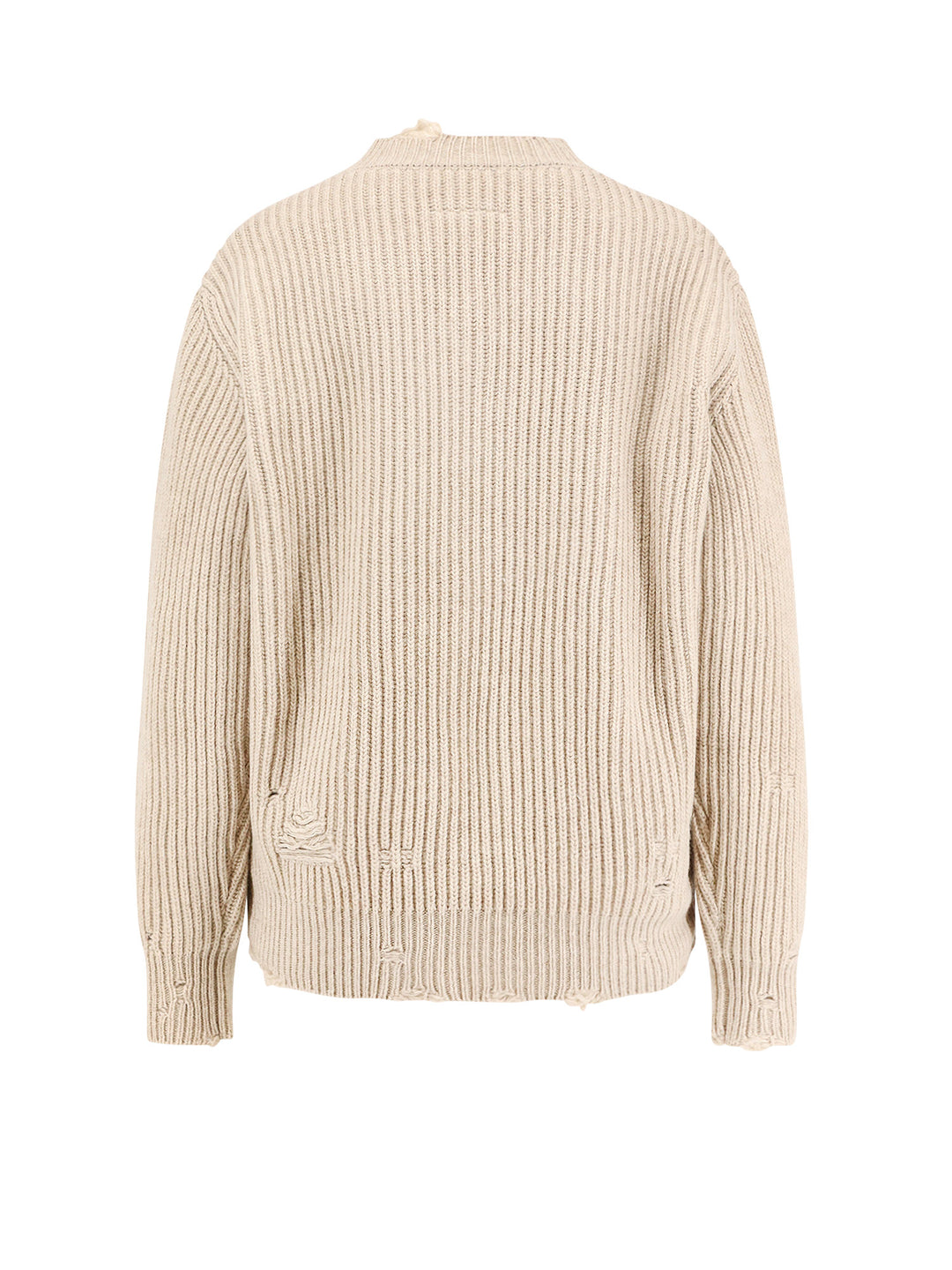 Mm6 Maison Margiela Sweaters - Beige melange | d93c655aa659fb6ebe57ce0e093d5ac6de416e8b