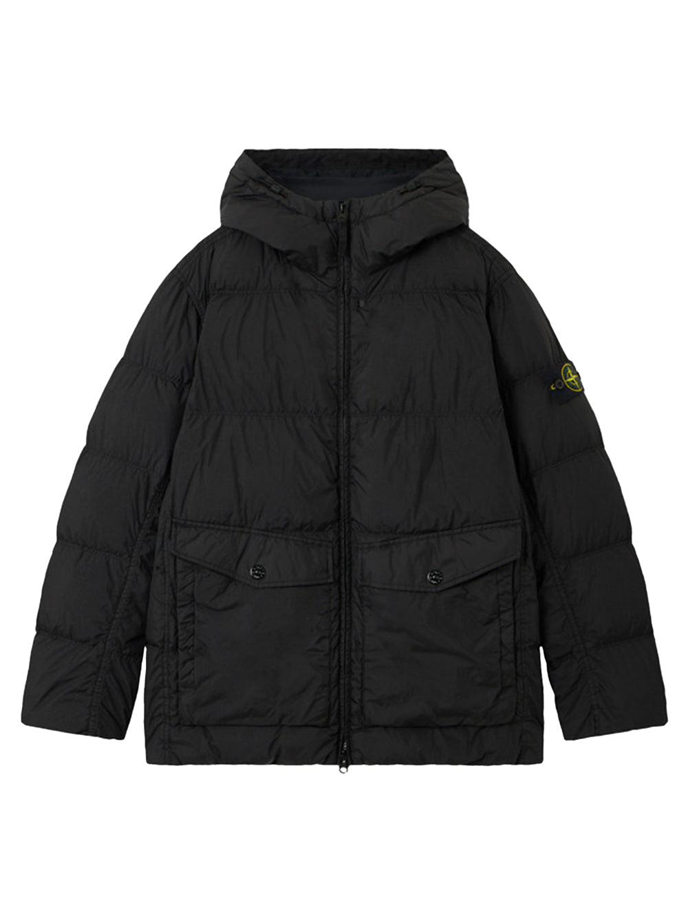 Stone Island Down jackets - Nero | 2d703cae48c80097a95521ee19191571ed219771