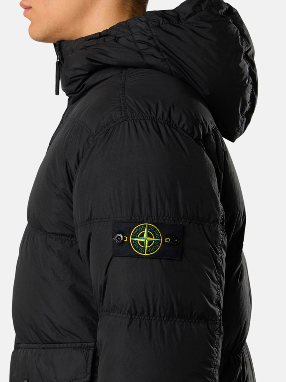 Stone Island Down jackets - Nero | 67ba4c6889d7c0a8152667f1ffd58b20a0a9fcc4